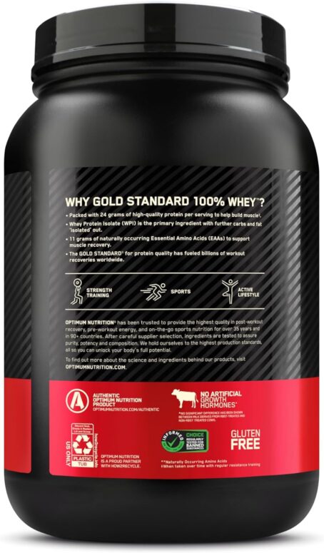 Optimum Nutrition Gold Standard 100% Whey Protein Powder - Image 2