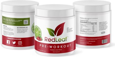 Red Leaf Pre Workout Energizer Powder, BCAA's, Beta-Alanine, Amino Acids - Image 5