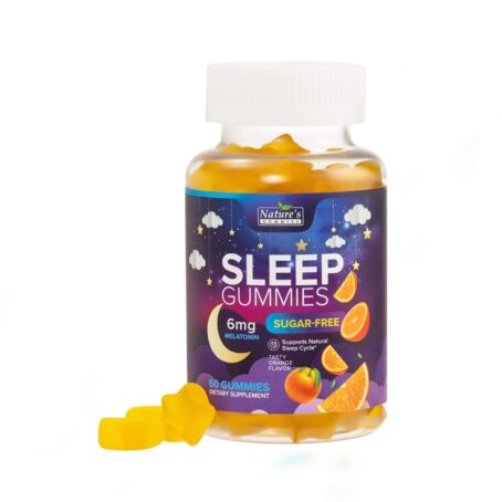 Sugar Free Sleep Gummies for Adults - Extra Strength 6mg Melatonin Gummy