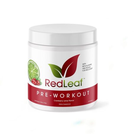 Red Leaf Pre Workout Energizer Powder, BCAA's, Beta-Alanine, Amino Acids